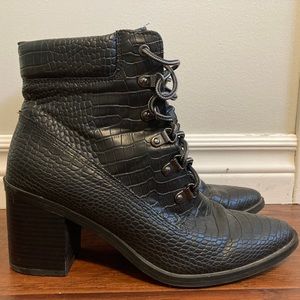 ESPRIT Ankle Boot (lace-up with zipper)